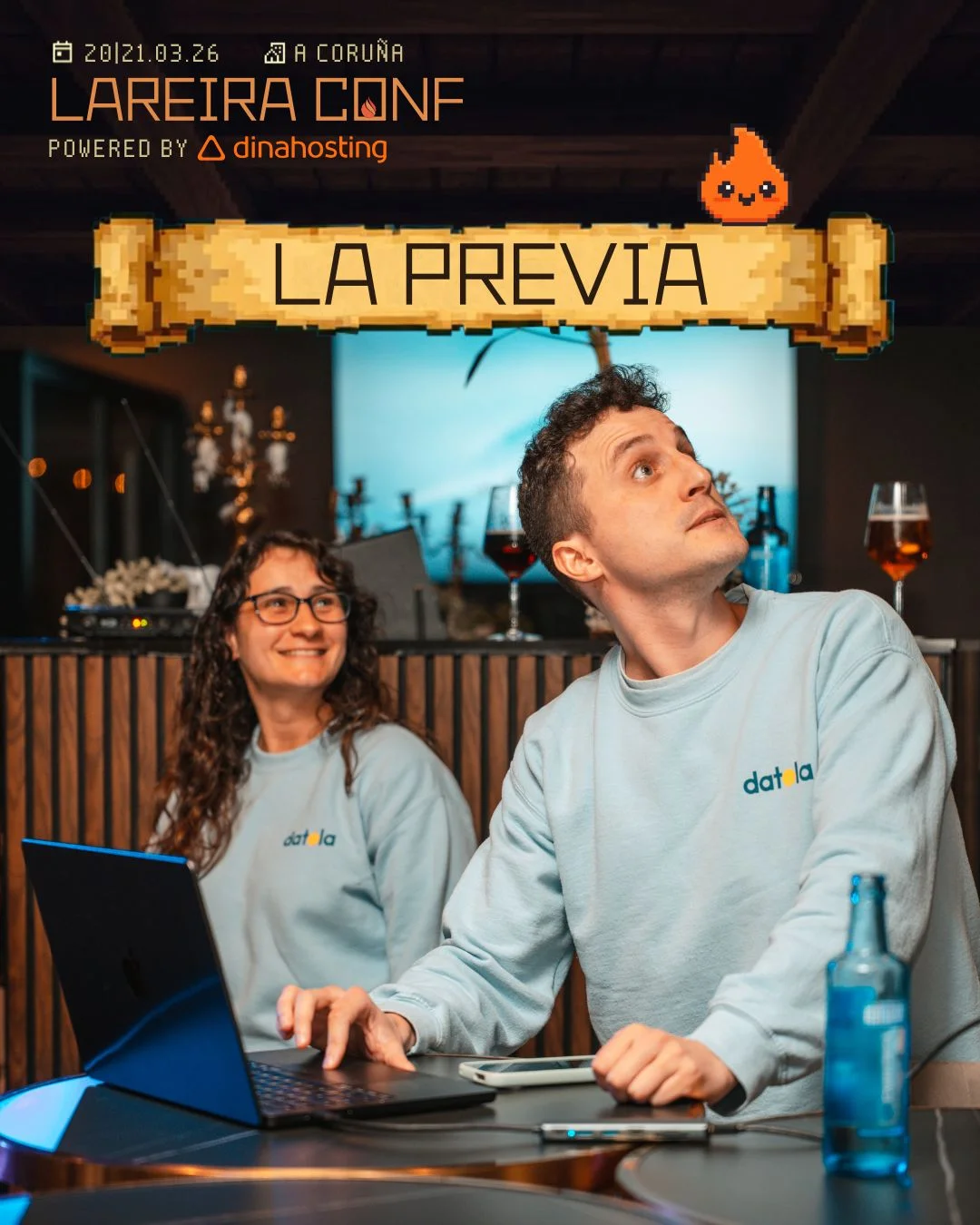Actividad conjunta en un evento